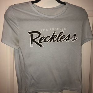 Young and reckless T-shirt.